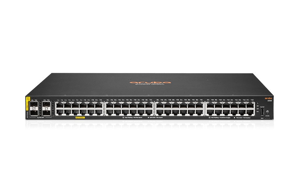 HPE Aruba 6100 (JL676A) 48G 4SFP+ Switch
