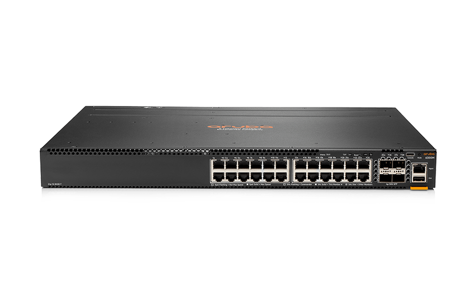 HPE Aruba 6300M(JL664A)24-port 1GbE and 4-port SFP56 Switch 