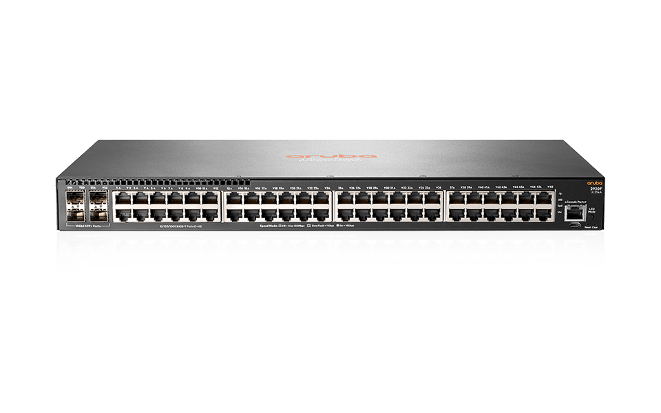 HPE Aruba 2930F 48G PoE+ 4SFP+ 740W TAA Switch (JL559A)